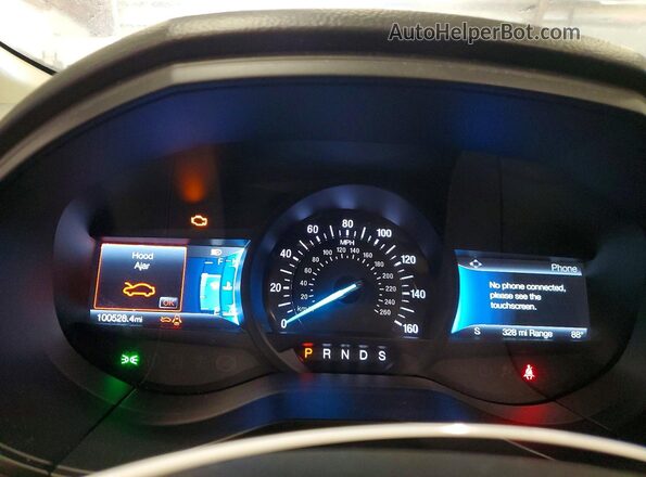 2FMPK4J95NBA41965 2022 FORD EDGE Blue Vista del cuadro de instrumentos
