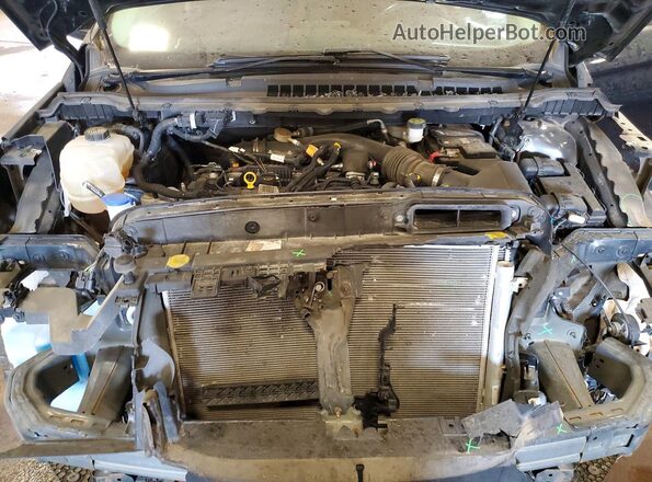 2FMPK4J95NBA41965 2022 FORD EDGE Blue Vista del compartimento del motor
