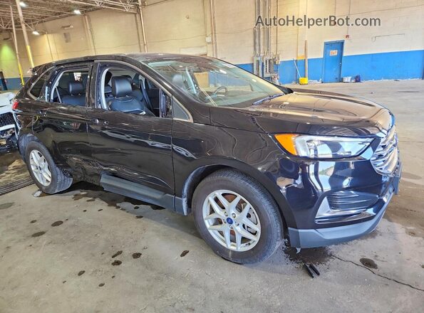2FMPK4J95NBA53291 2022 FORD EDGE Черный Передняя правая четверть