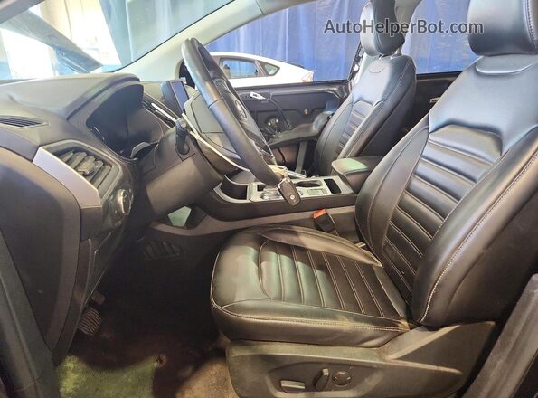 2FMPK4J95NBA53291 2022 FORD EDGE Черный Вид салона спереди