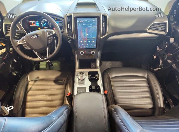 2FMPK4J95NBA53291 2022 FORD EDGE Черный Вид панели приборов