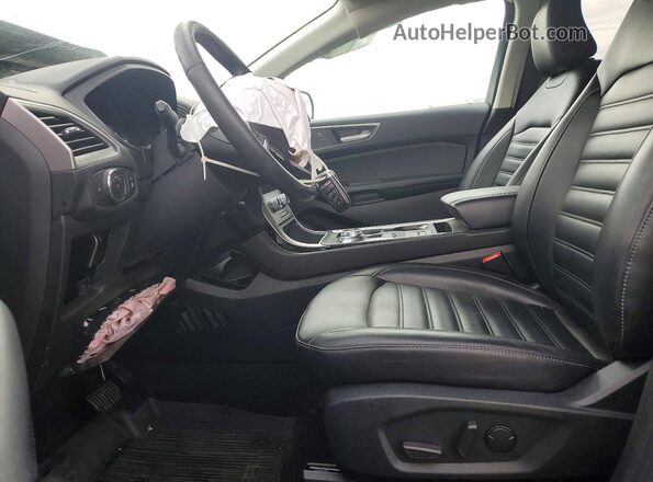 2FMPK4J95NBA82807 2022 FORD EDGE Black Widok wnętrza z przodu