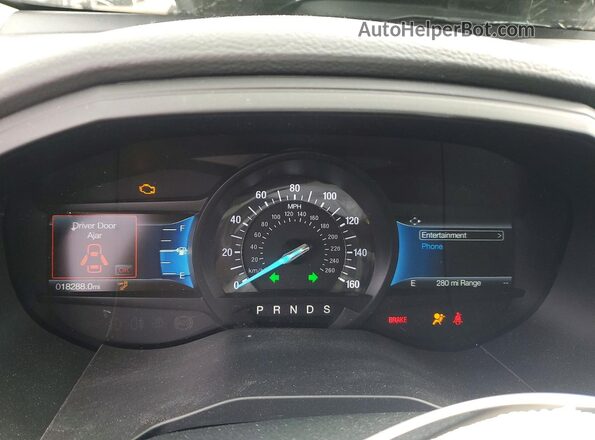 2FMPK4J95NBA82807 2022 FORD EDGE Black Widok zestawu wskaźników