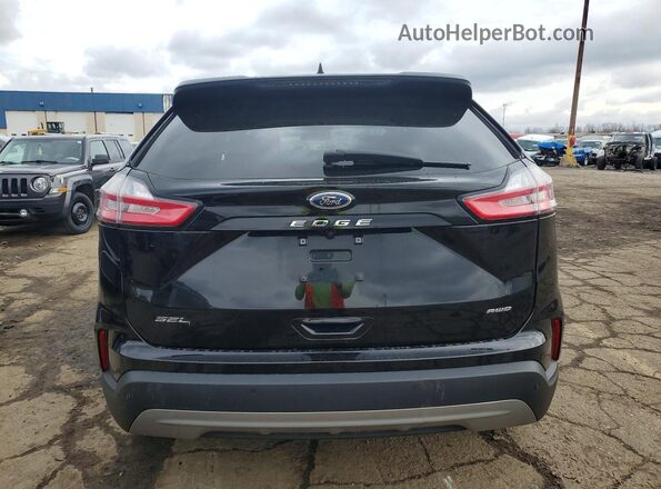 2FMPK4J95NBA82807 2022 FORD EDGE Black Widok z tyłu