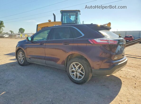 2FMPK4J95NBA91698 2022 FORD EDGE Темно-бордовый Задняя левая четверть