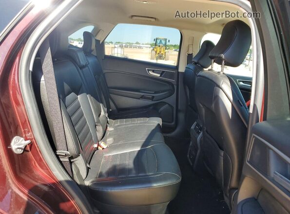 2FMPK4J95NBA91698 2022 FORD EDGE Темно-бордовый Вид задней части салона