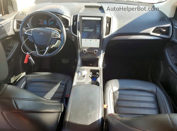 2FMPK4J95NBA91698 2022 FORD EDGE Темно-бордовый Вид панели приборов