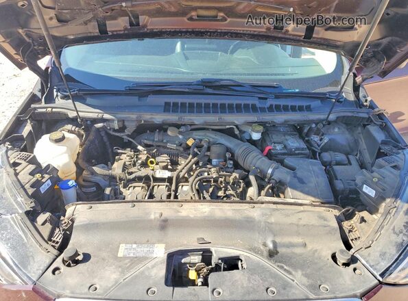 2FMPK4J95NBA91698 2022 FORD EDGE Темно-бордовый Вид подкапотного пространства