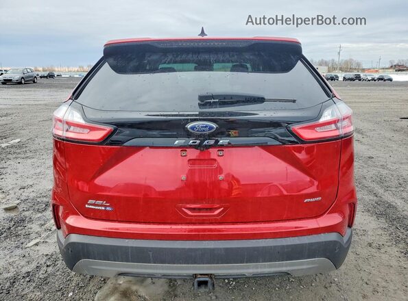 2FMPK4J95NBB01176 2022 FORD EDGE Red უკანა ხედი