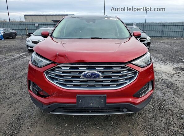 2FMPK4J95NBB01176 2022 FORD EDGE Red წინა ხედი