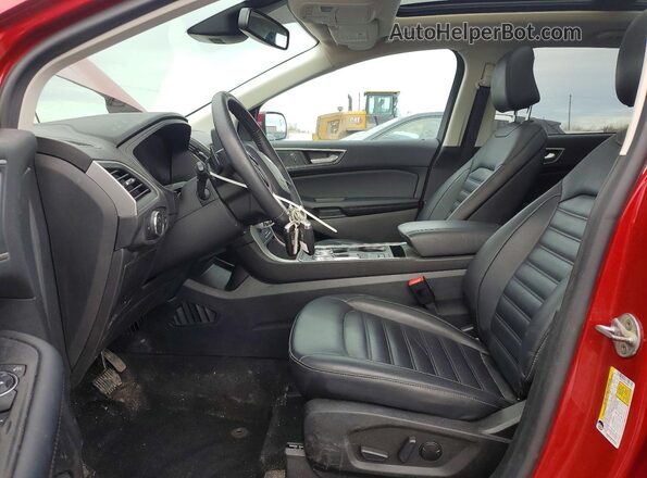 2FMPK4J95NBB01176 2022 FORD EDGE Red წინა სალონის ხედი