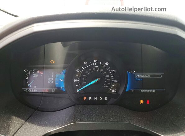 2FMPK4J95PBA24571 2023 FORD EDGE Silver Вид щитка приладів