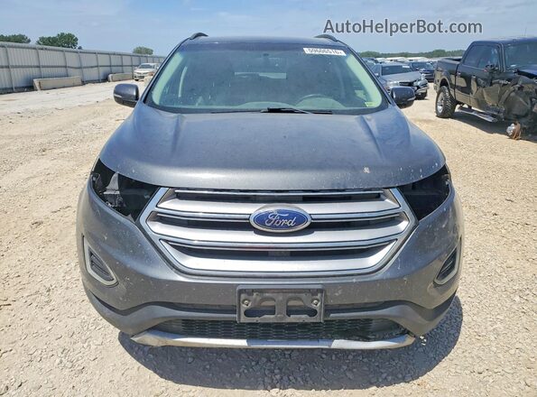 2FMPK4J96GBB46646 2016 FORD EDGE Gray Front view