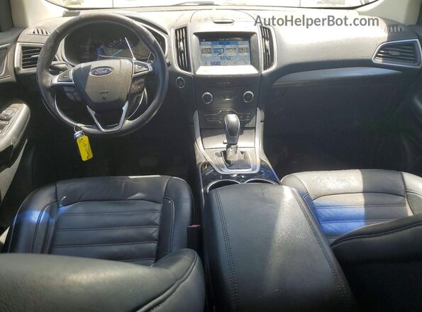 2FMPK4J96GBB46646 2016 FORD EDGE Gray Dashboard view