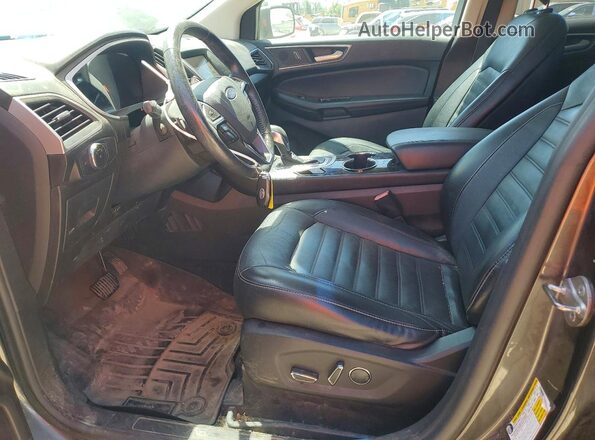 2FMPK4J96GBB46646 2016 FORD EDGE Gray Front interior view