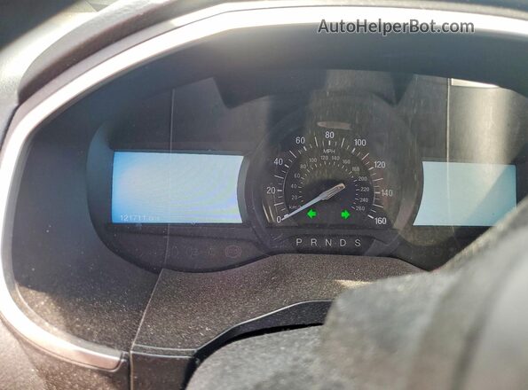2FMPK4J96HBB29783 2017 FORD EDGE Blue Vista del cuadro de instrumentos