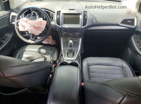 2FMPK4J96HBB29783 2017 FORD EDGE Blue Vista del salpicadero