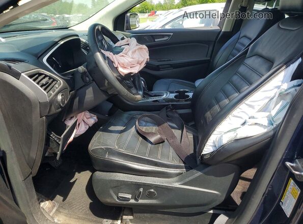 2FMPK4J96HBB29783 2017 FORD EDGE Blue Vista interior delantera