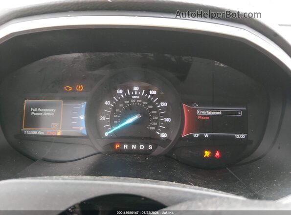 2FMPK4J96HBC16843 2017 FORD EDGE Gray Widok tylnych siedzeń