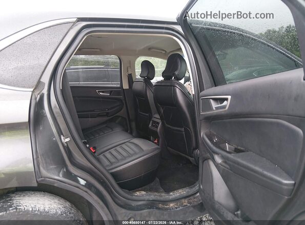 2FMPK4J96HBC16843 2017 FORD EDGE Gray Widok naklejki z numerem VIN