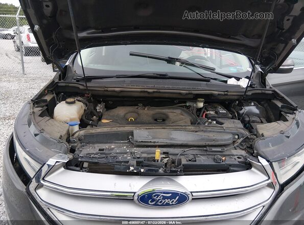 2FMPK4J96HBC16843 2017 FORD EDGE Gray Widok z tyłu