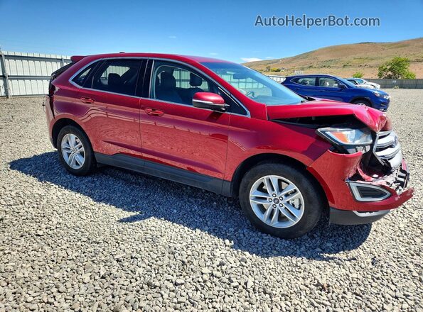 2FMPK4J96JBB05764 2018 FORD EDGE Red Передня права чверть