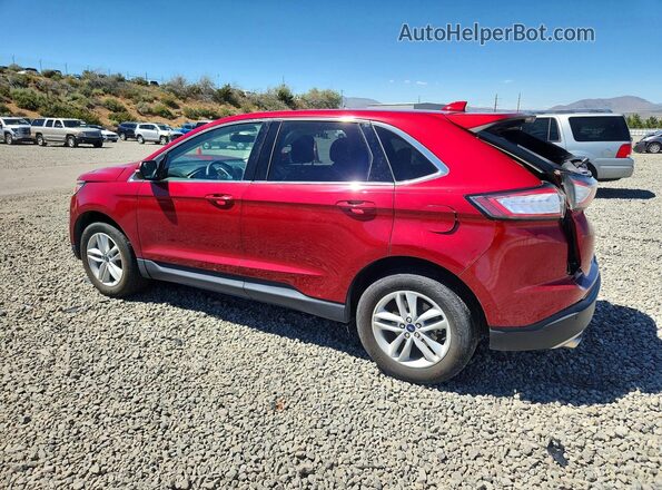 2FMPK4J96JBB05764 2018 FORD EDGE Red Задня ліва чверть