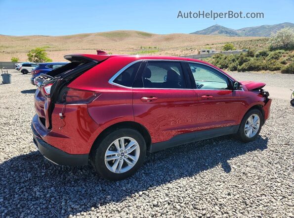 2FMPK4J96JBB05764 2018 FORD EDGE Red Задня права чверть