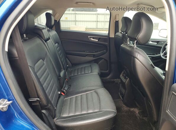 2FMPK4J96JBB57637 2018 FORD EDGE Синий Вид задней части салона