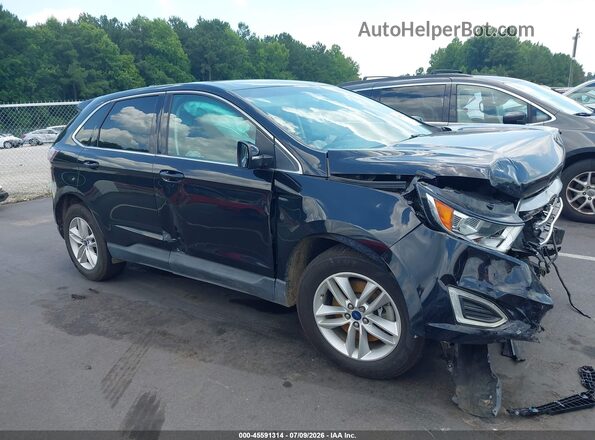 2FMPK4J96JBB62434 2018 FORD EDGE Black Instrument cluster view