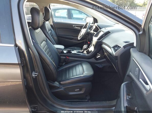 2FMPK4J96JBB71621 2018 FORD EDGE Серый Вид салона спереди
