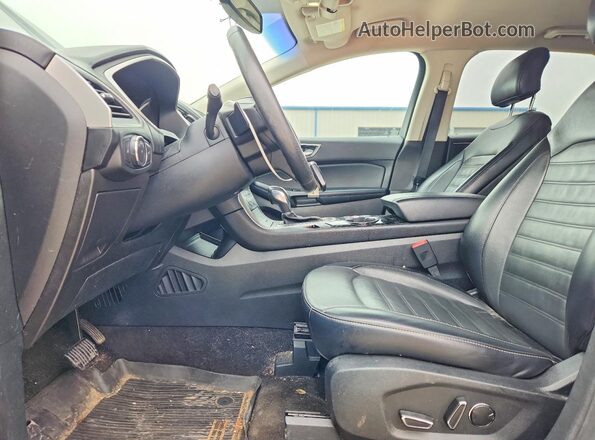2FMPK4J96JBC46673 2018 FORD EDGE Черный Вид салона спереди