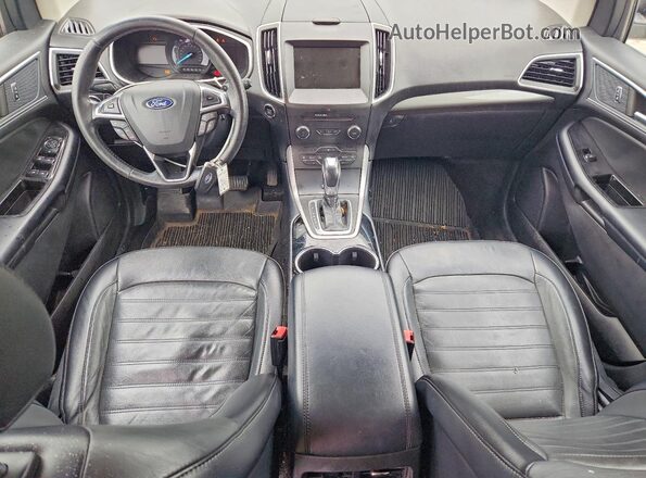 2FMPK4J96JBC46673 2018 FORD EDGE Черный Вид панели приборов