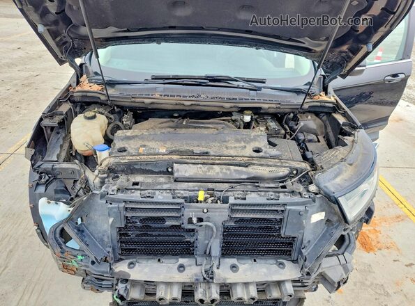 2FMPK4J96JBC46673 2018 FORD EDGE Черный Вид подкапотного пространства