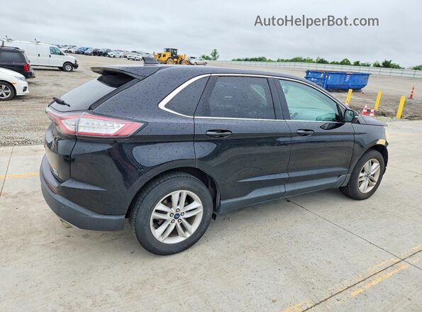2FMPK4J96JBC46673 2018 FORD EDGE Черный Задняя правая четверть