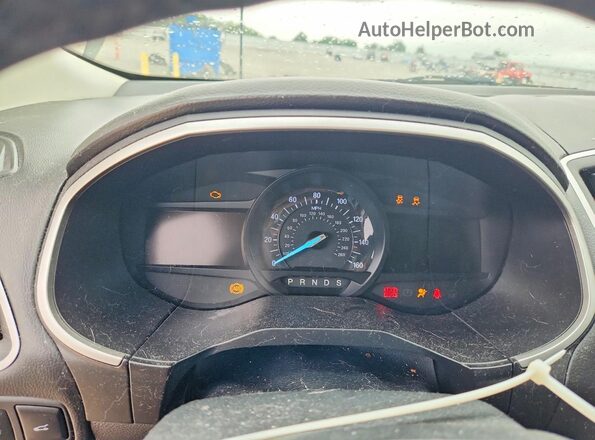 2FMPK4J96JBC46673 2018 FORD EDGE Черный Вид щитка приборов