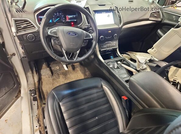 2FMPK4J96KBB39916 2019 FORD EDGE Silver Առջևի վահանակի տեսք