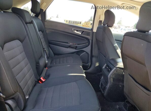 2FMPK4J96KBB98366 2019 FORD EDGE Black Vista interior trasera