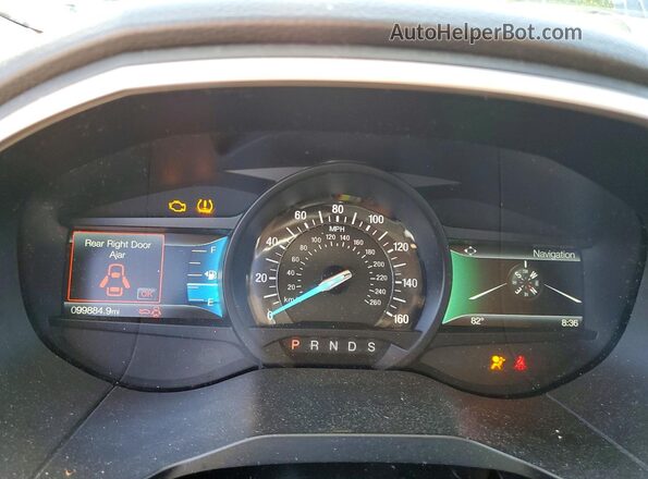 2FMPK4J96KBB98366 2019 FORD EDGE Black Vista del cuadro de instrumentos