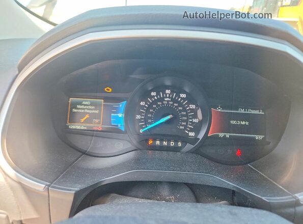 2FMPK4J96KBC26098 2019 FORD EDGE Серый Вид щитка приборов