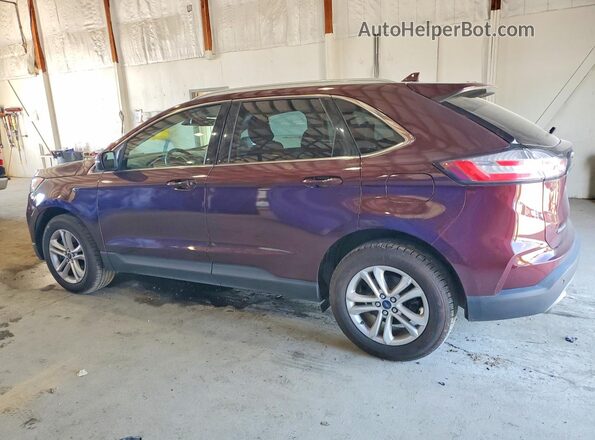 2FMPK4J96KBC59747 2019 FORD EDGE Burgundy უკანა მარცხენა