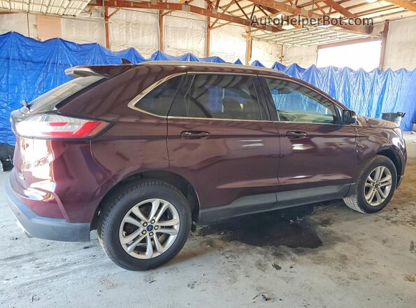 2FMPK4J96KBC59747 2019 FORD EDGE Burgundy უკანა მარჯვენა