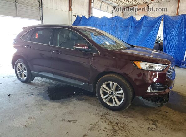 2FMPK4J96KBC59747 2019 FORD EDGE Burgundy წინა მარჯვენა