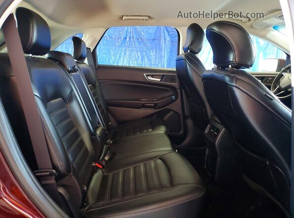 2FMPK4J96KBC59747 2019 FORD EDGE Burgundy უკანა სალონის ხედი