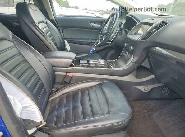 2FMPK4J96LBA76043 2020 FORD EDGE Blue Front interior view