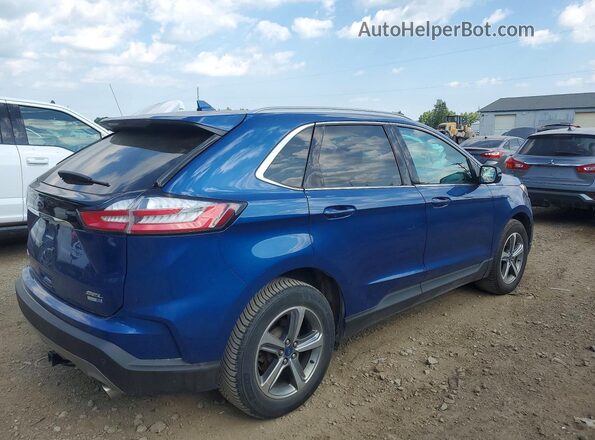 2FMPK4J96LBA76043 2020 FORD EDGE Blue Rear right