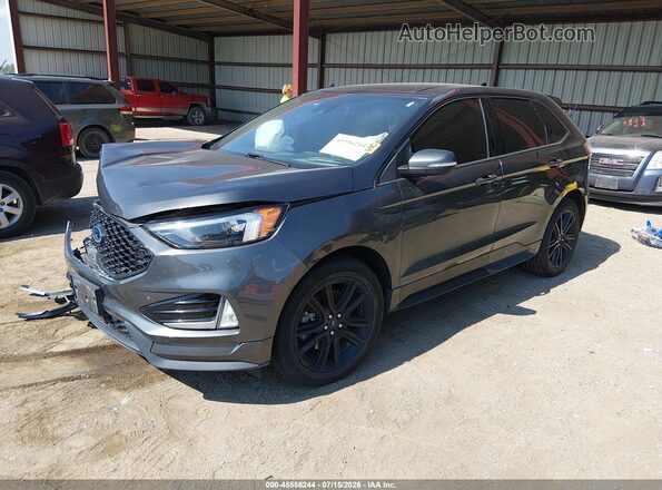 2FMPK4J96LBB09963 2020 FORD EDGE Gray Передня ліва чверть