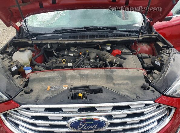 2FMPK4J96LBB21305 2020 FORD EDGE Red ძრავის განყოფილების ხედი