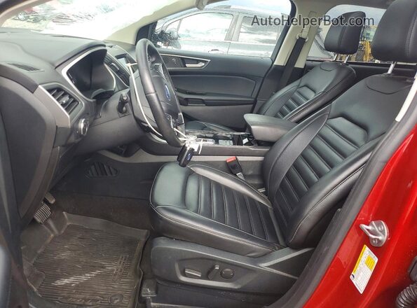 2FMPK4J96LBB21305 2020 FORD EDGE Red წინა სალონის ხედი