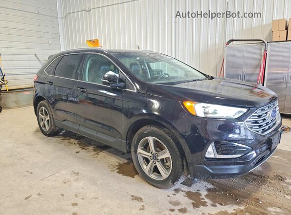 2FMPK4J96LBB31834 2020 FORD EDGE Black Front right
